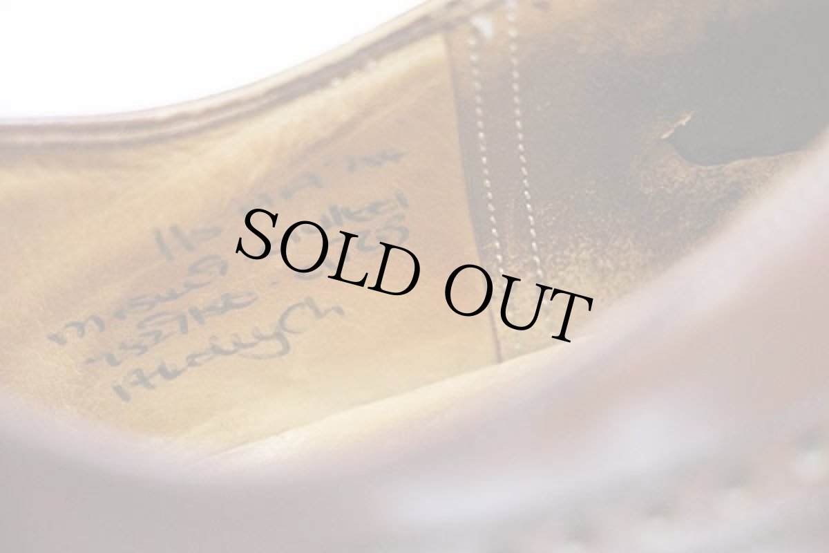 画像5: 80s 英国製 Church's チャーチ プレーントゥ レザーシューズ 茶★革靴 (5)