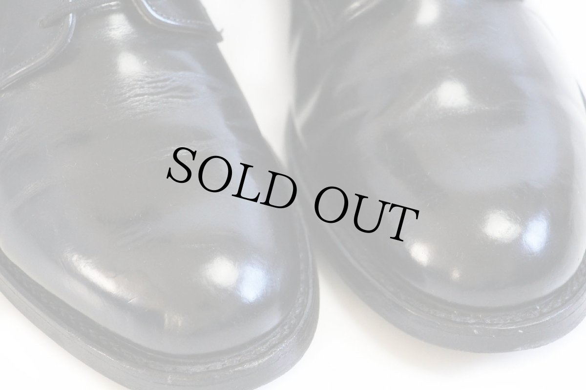 画像7: 80s 米軍 サービスシューズ レザーシューズ 黒 6.5R★革靴 (7)