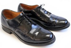 画像2: 80s 米軍 サービスシューズ レザーシューズ 黒 6W★革靴 (2)