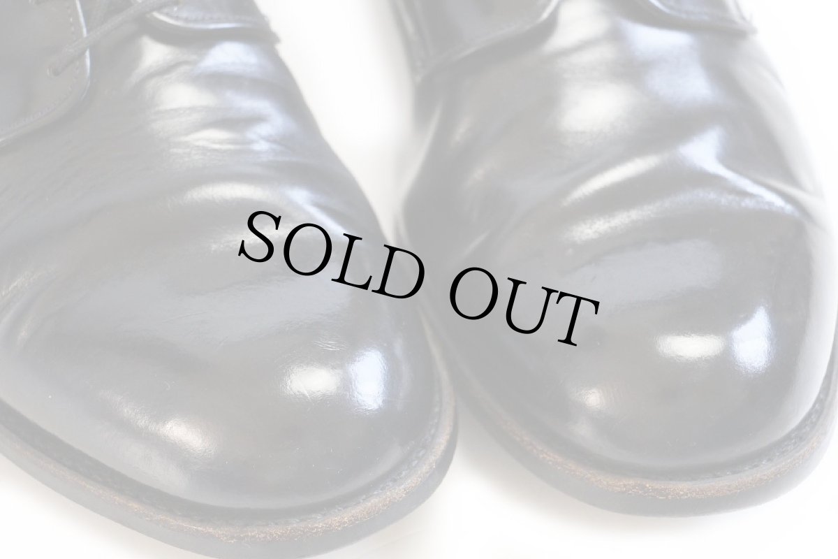 画像7: 80s 米軍 サービスシューズ レザーシューズ 黒 11R★革靴 (7)