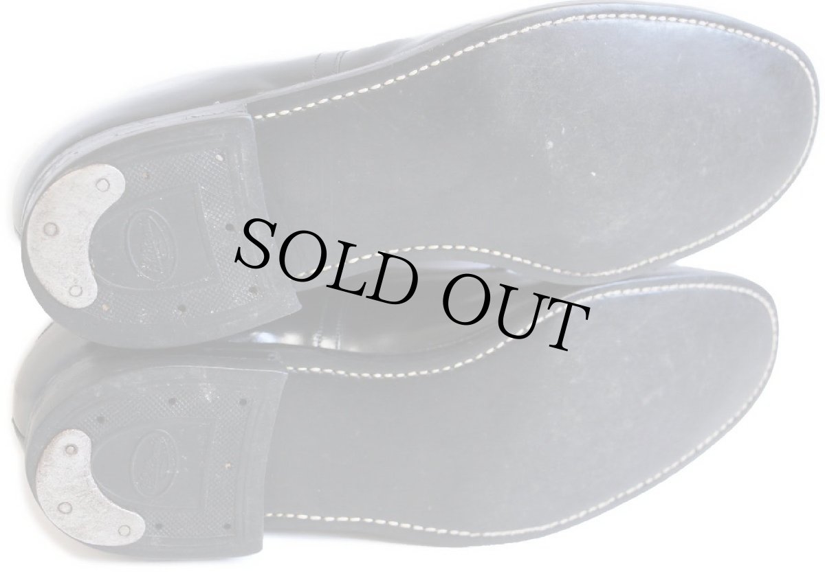 画像4: 80s 米軍 サービスシューズ レザーシューズ 黒 11R★革靴 (4)