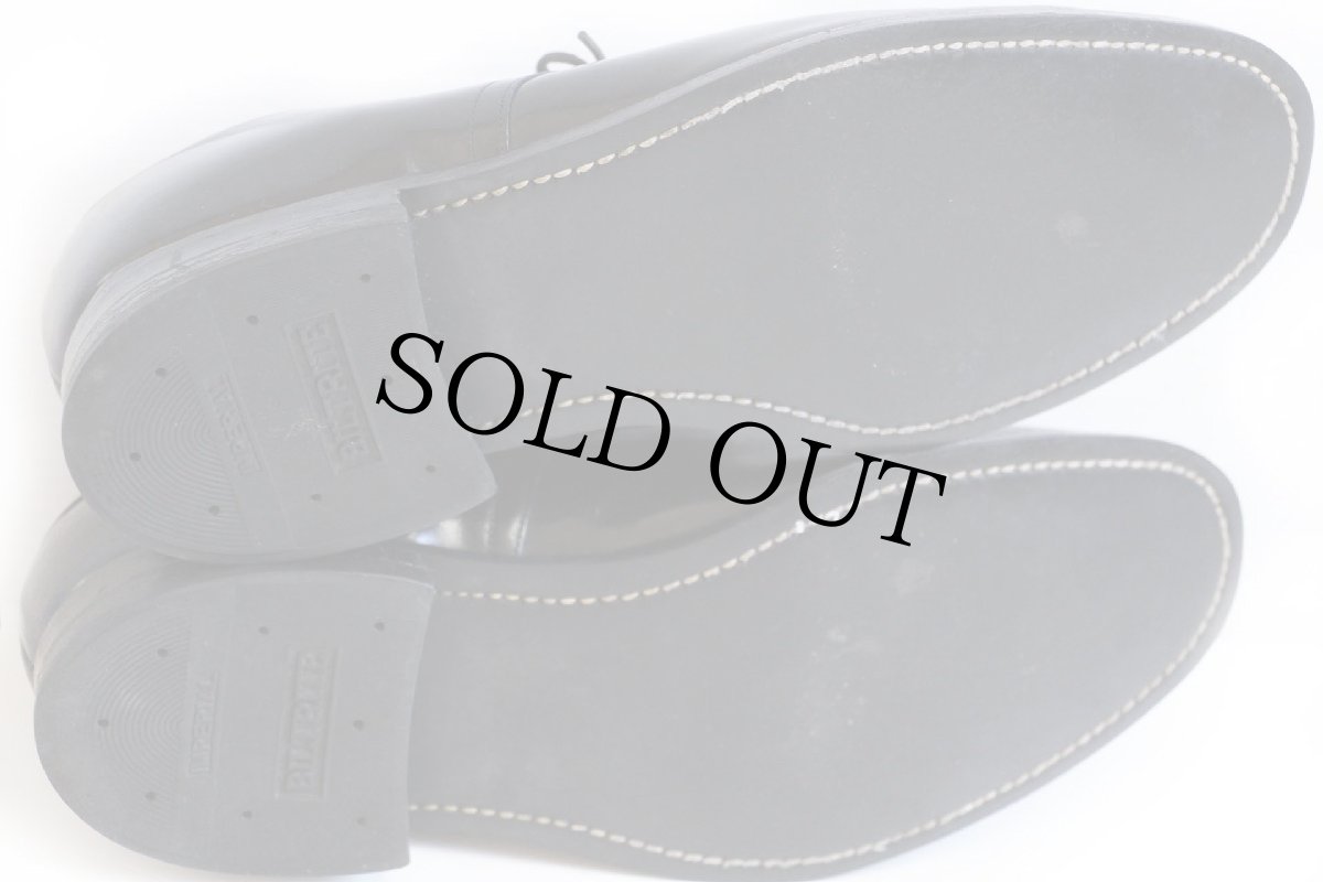 画像4: 80s 米軍 サービスシューズ レザーシューズ 黒 6W★革靴 (4)