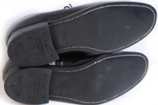 画像4: 80s 米軍 サービスシューズ レザーシューズ 黒 6W★革靴 (4)