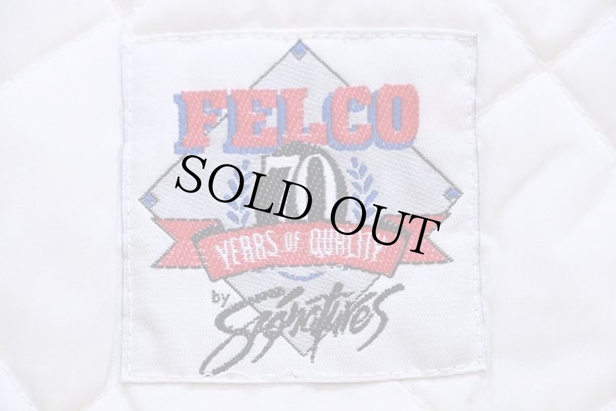 画像4: FELCO 70周年 MLB New York Yankees ニューヨーク ヤンキース キルティングライナー ナイロンスタジャン 紺 (4)