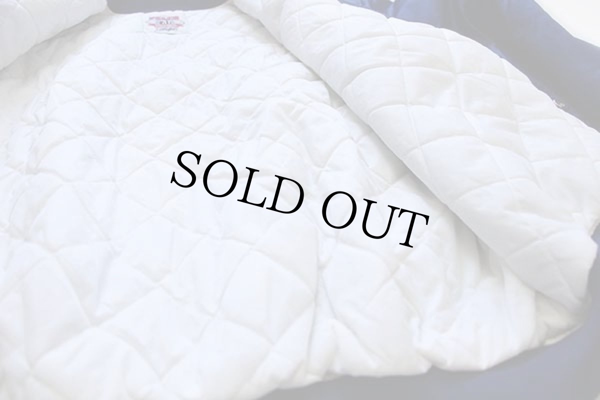 画像5: FELCO 70周年 MLB New York Yankees ニューヨーク ヤンキース キルティングライナー ナイロンスタジャン 紺 (5)