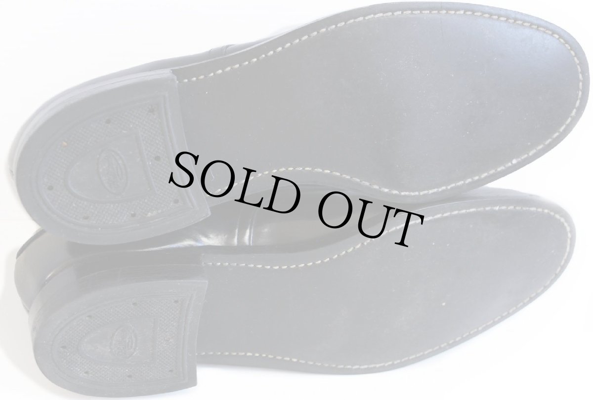 画像4: 80s 米軍 サービスシューズ レザーシューズ 黒 6.5R★革靴 (4)