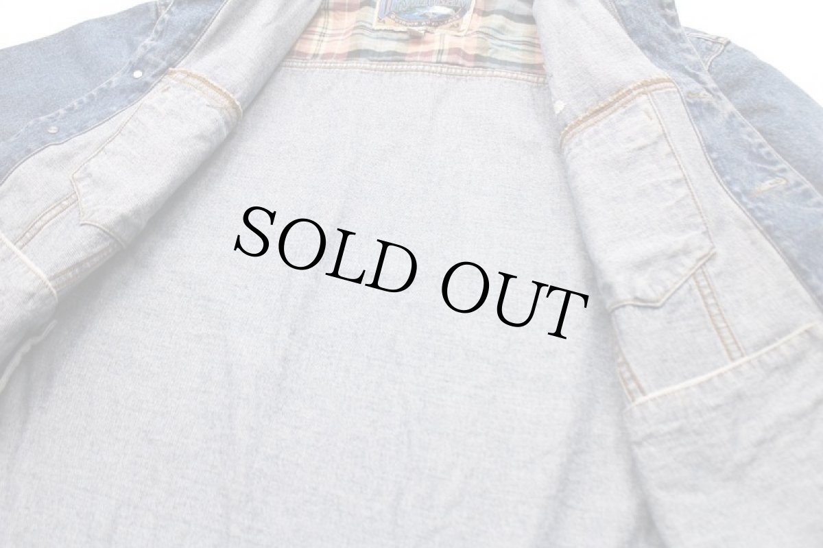 画像5: 90s Dunbrooke Kellogg'sケロッグ CORN FLAKESコーンフレーク コーネリアス 刺繍 デニムジャケット L (5)