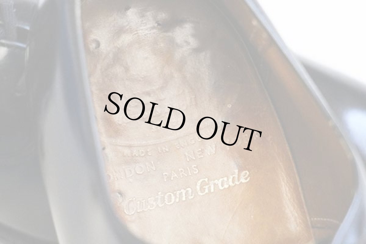 画像7: 80s 英国製 Church's チャーチ CONSUL ストレートチップ レザーシューズ 黒 11★革靴 (7)