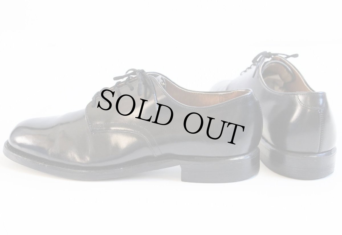 画像3: 80s 米軍 サービスシューズ レザーシューズ 黒 6.5R★革靴 (3)