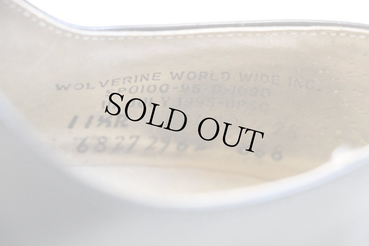 画像5: 90s 米軍 サービスシューズ レザーシューズ 黒 11.5R★革靴 (5)