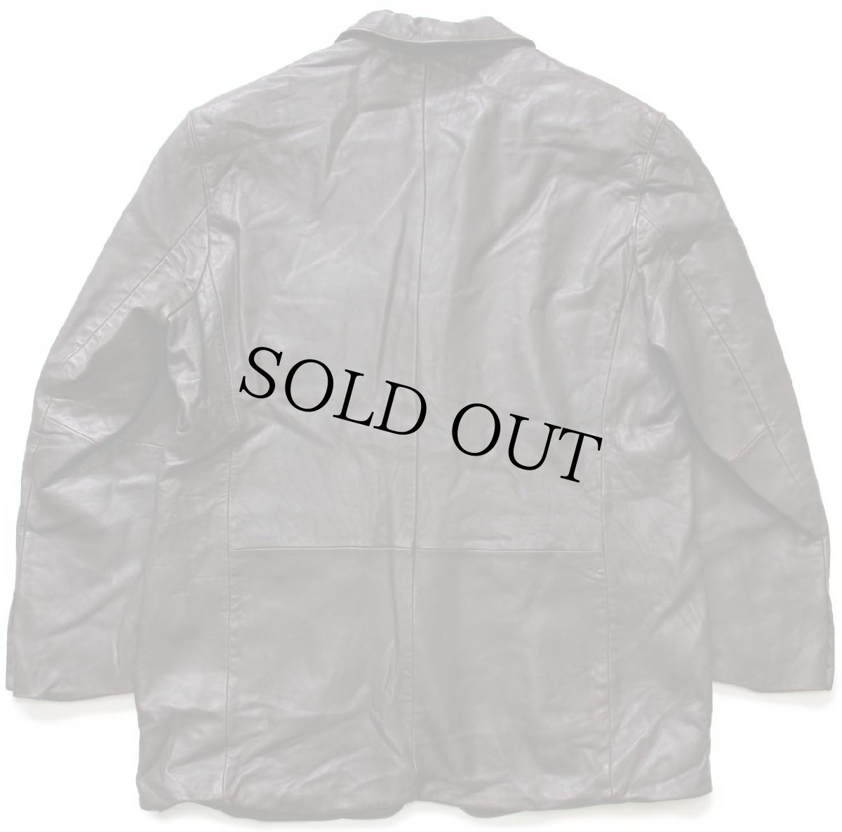 画像2: 00s RALPH LAURENラルフローレン 3つボタン ラムレザー テーラードジャケット 焦げ茶 42R★ブレザー (2)