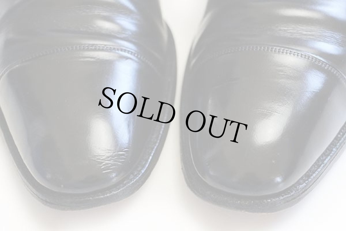 画像9: 80s 英国製 Church's チャーチ CONSUL ストレートチップ レザーシューズ 黒 11★革靴 (9)