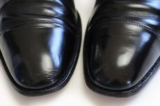 画像9: 80s 英国製 Church's チャーチ CONSUL ストレートチップ レザーシューズ 黒 11★革靴 (9)