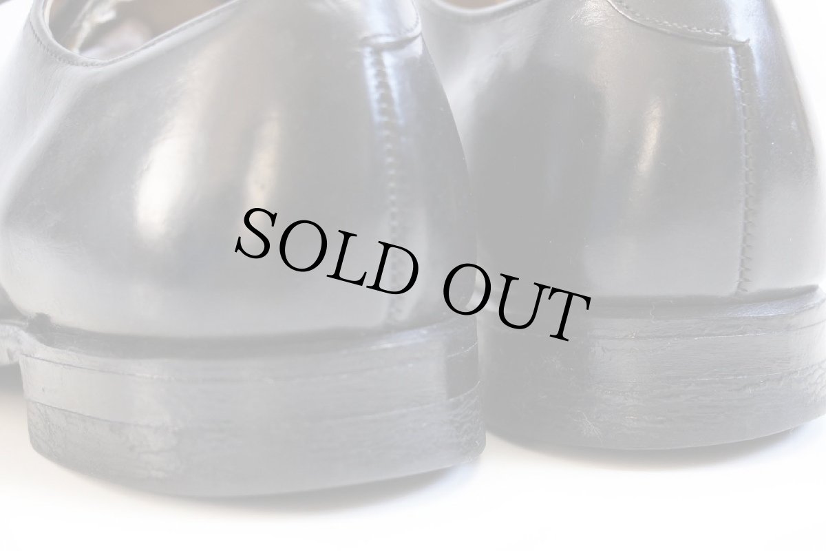 画像6: 80s 米軍 サービスシューズ レザーシューズ 黒 6W★革靴 (6)