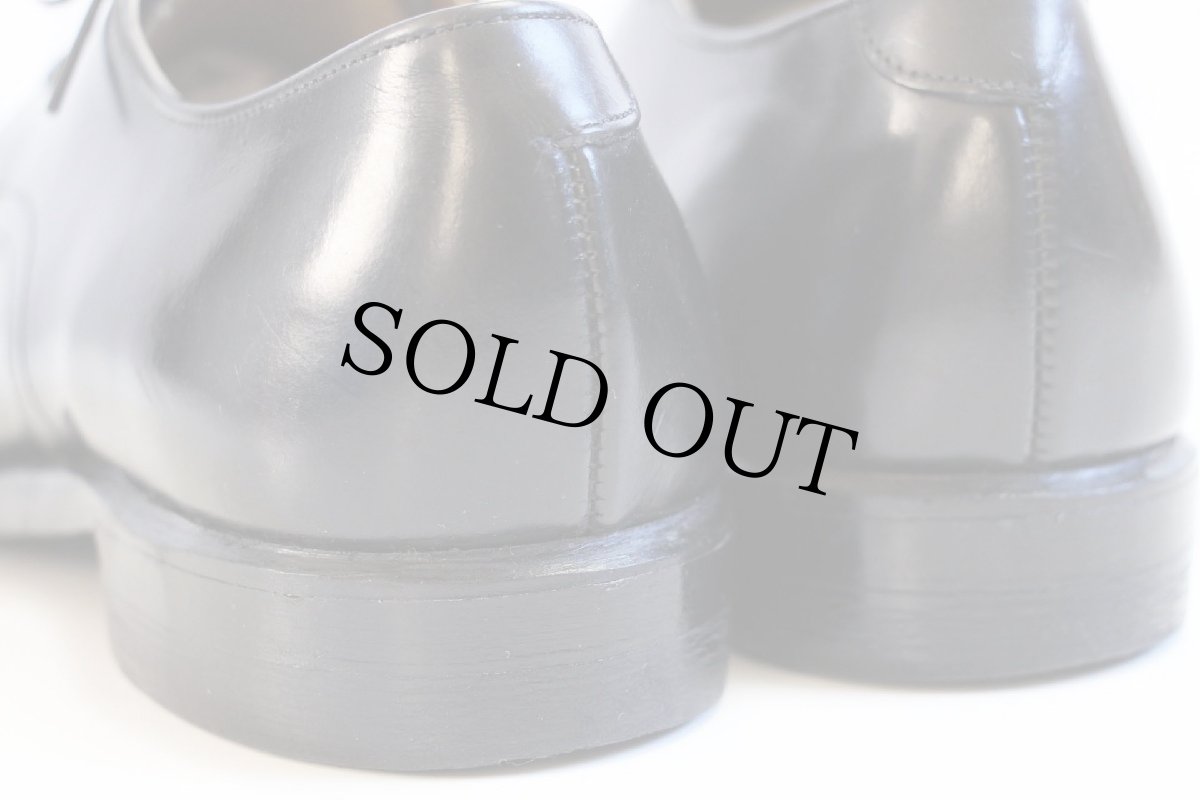 画像6: 80s 米軍 サービスシューズ レザーシューズ 黒 6.5R★革靴 (6)