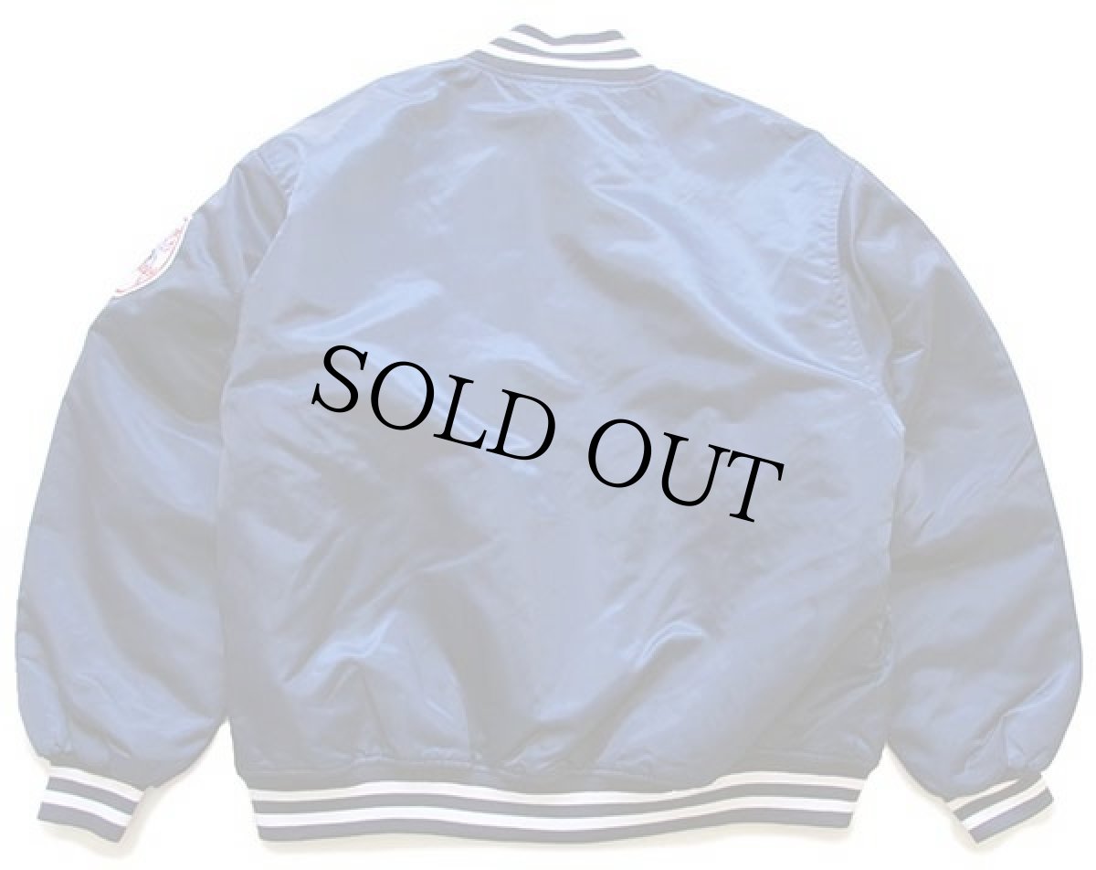 画像2: FELCO 70周年 MLB New York Yankees ニューヨーク ヤンキース キルティングライナー ナイロンスタジャン 紺 (2)