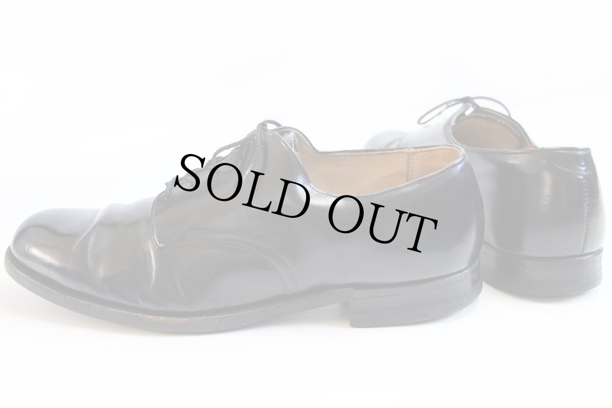 画像3: 80s 米軍 サービスシューズ レザーシューズ 黒 11R★革靴 (3)