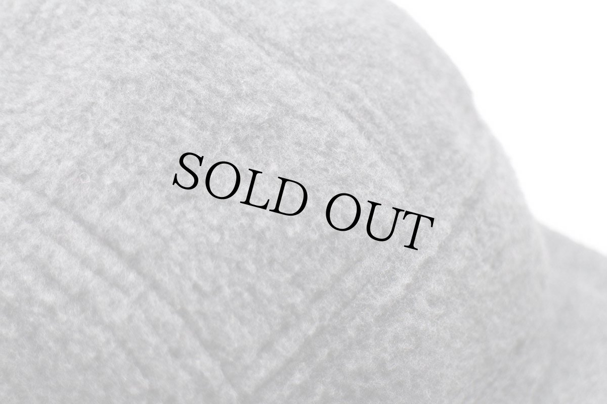 画像5: 90s USA製 LANDS'ENDランズエンド フリースキャップ ジェットキャップ グレー (5)