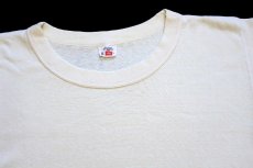 画像4: 60s HANES コットン アンダーシャツ ナチュラル L (4)