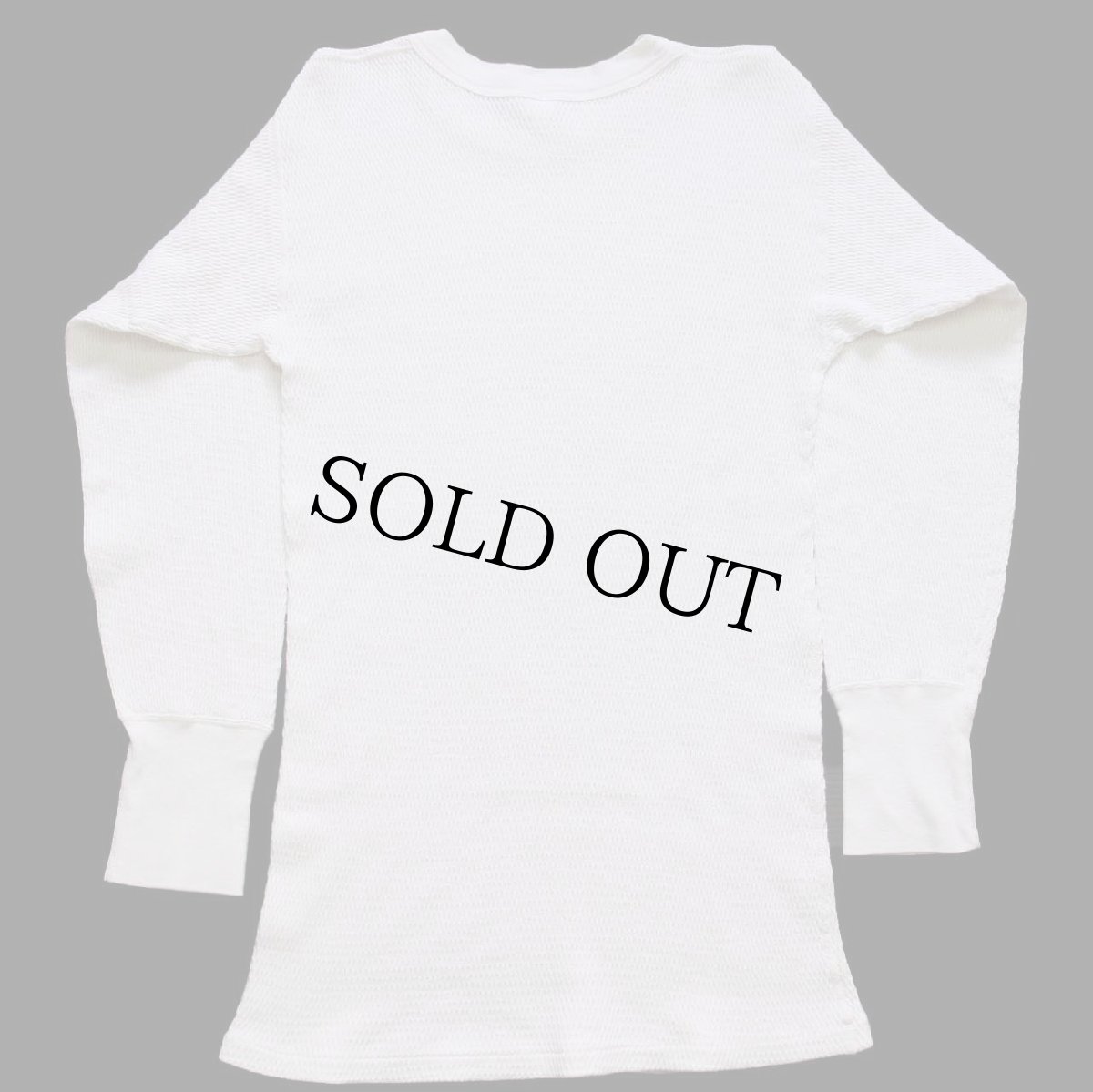 画像3: 70s USA製 mayo SPRUCE サーマルシャツ オフホワイト (3)