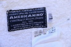 画像4: 90s イタリア製 AMERICANINO 刺繍 コットン スウェット カーディガン 白 L (4)