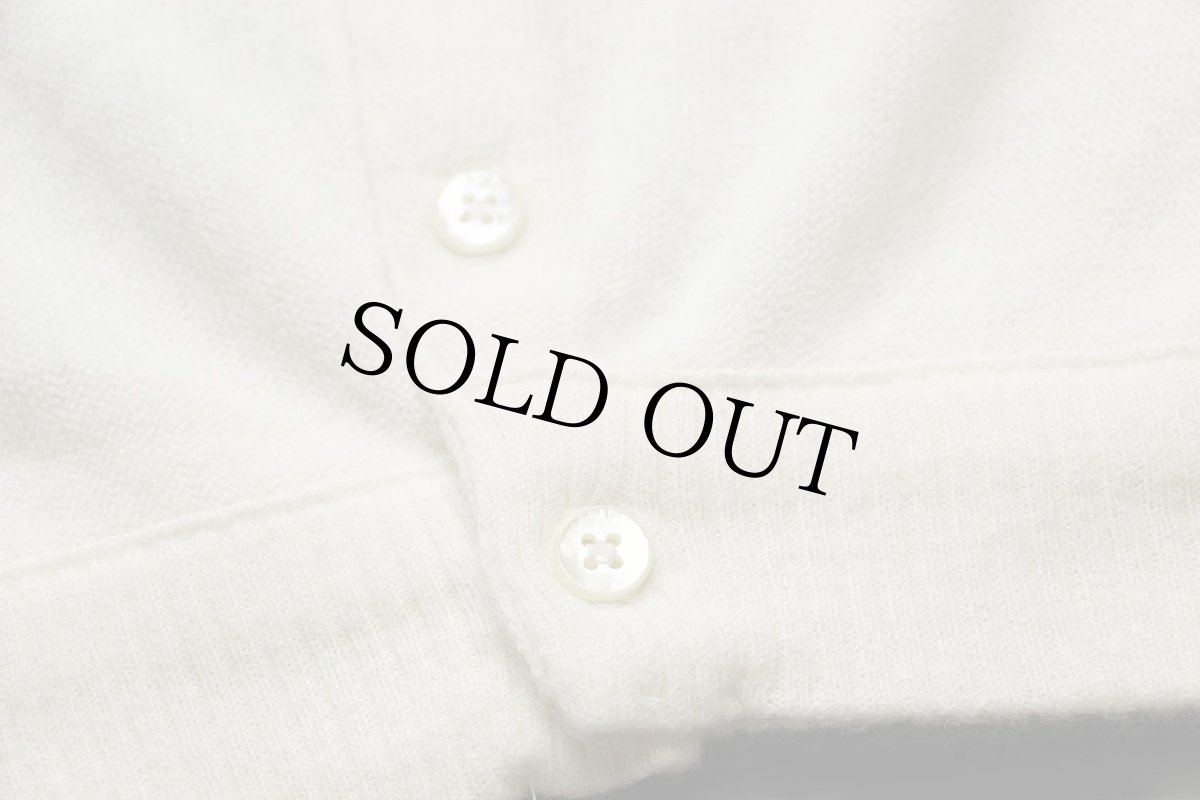 画像5: 90s Amana Woolen Mills IOWA HAWKEYES アメフト 刺繍 パール編み アクリルニット カーディガン 白 L (5)