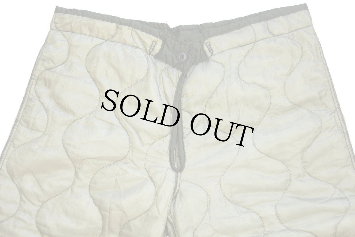 画像4: デッドストック★70s 米軍 U.S.ARMY M-65 フィールドカーゴパンツ ツートン ナイロン キルティングライナー オリーブグリーン S★15 (4)