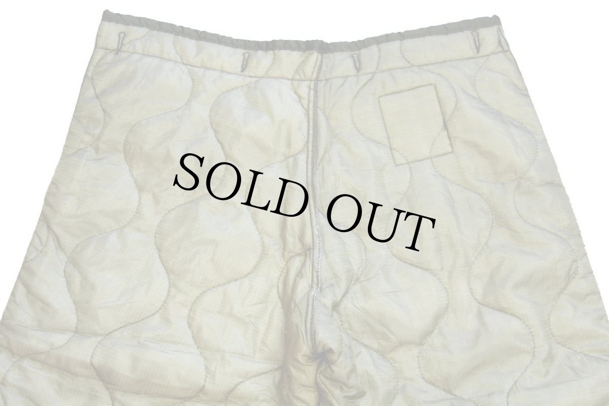 画像5: デッドストック★70s 米軍 U.S.ARMY M-65 フィールドカーゴパンツ ツートン ナイロン キルティングライナー オリーブグリーン S★15 (5)