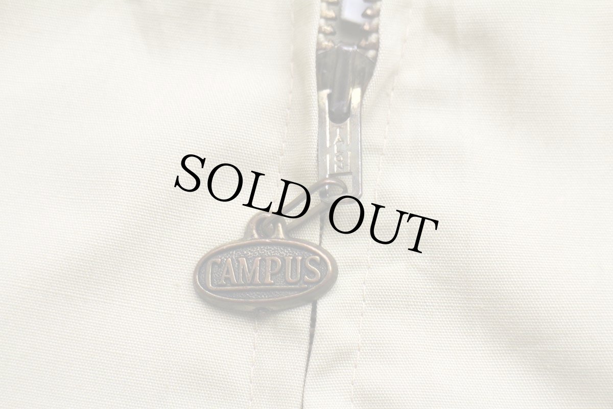 画像5: 70s USA製 CAMPUS ジャケット ライトカーキ L (5)