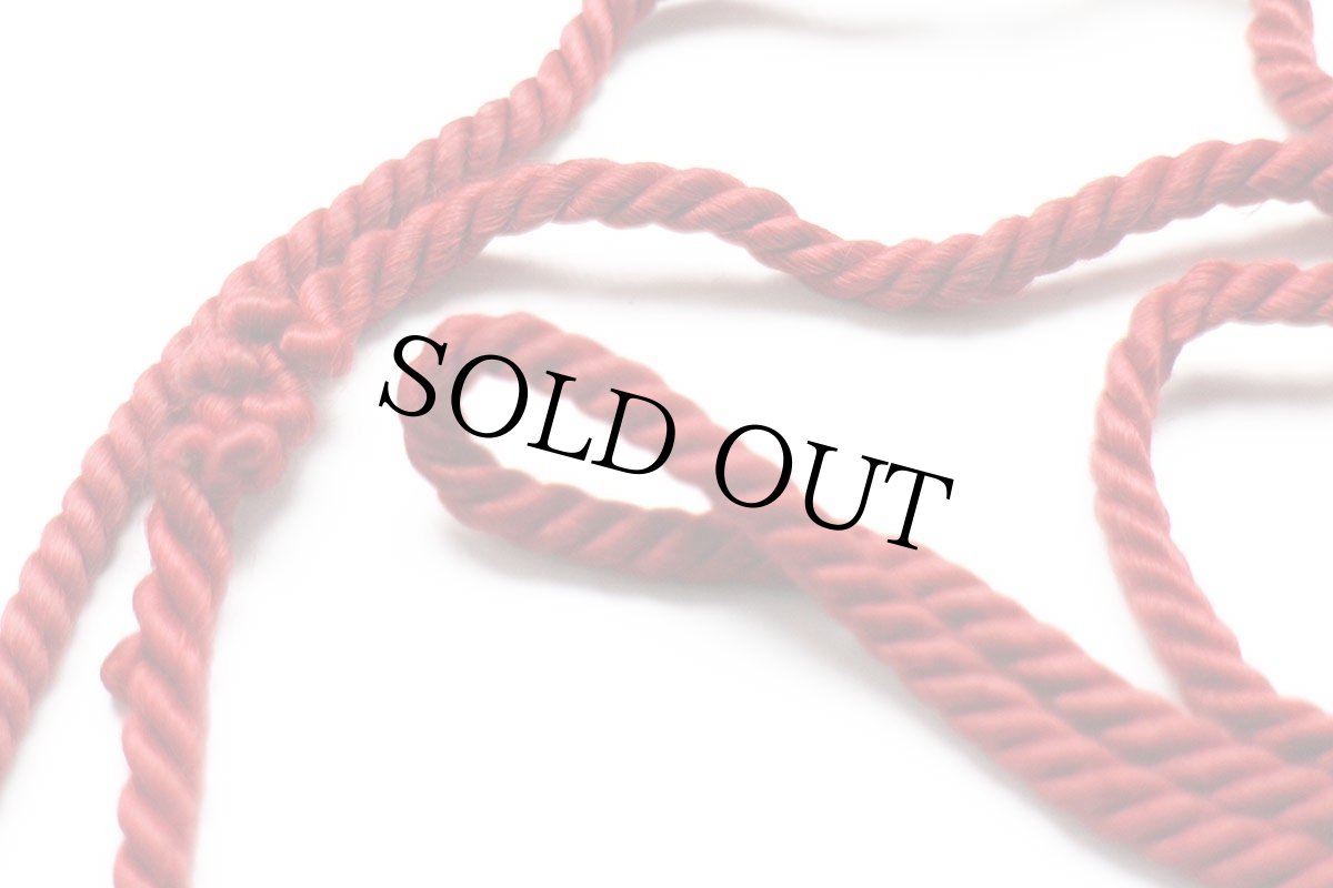 画像7: 80s UNKNOWN レザー ショルダーポーチ 赤★バッグ (7)