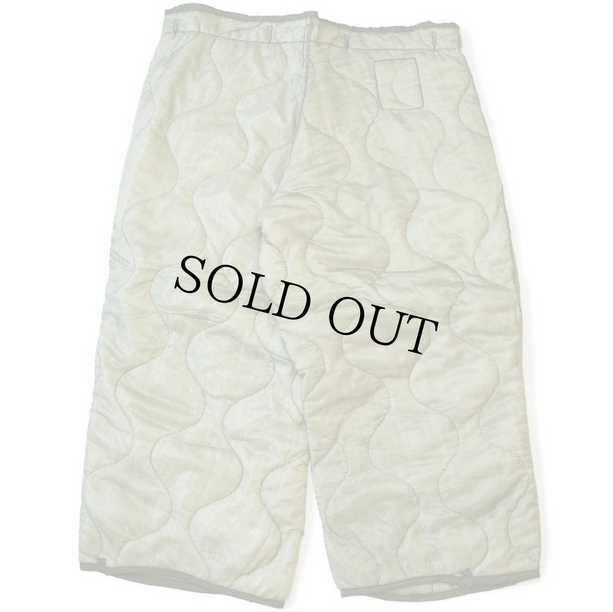 画像3: デッドストック★70s 米軍 U.S.ARMY M-65 フィールドカーゴパンツ ナイロン キルティングライナー オリーブグリーン S★13 (3)