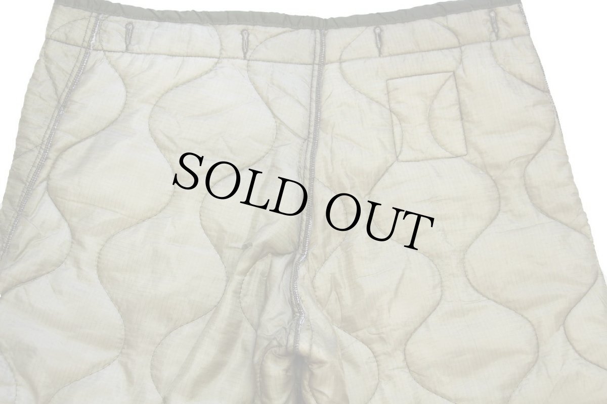 画像5: デッドストック★70s 米軍 U.S.ARMY M-65 フィールドカーゴパンツ パネル切り替え ナイロン キルティングライナー オリーブグリーンS-L★22 (5)