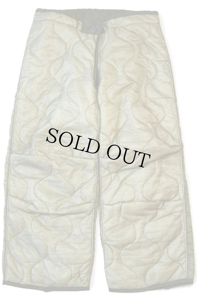 画像2: デッドストック★70s 米軍 U.S.ARMY M-65 フィールドカーゴパンツ パネル切り替え ナイロン キルティングライナー オリーブグリーンS-L★17 (2)