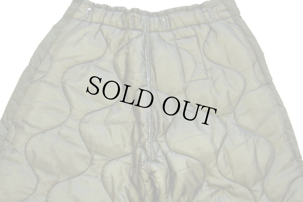 画像5: デッドストック★80s 米軍 U.S.ARMY M-65 フィールドカーゴパンツ ツートン ナイロン キルティングライナー オリーブグリーン XS★26 (5)