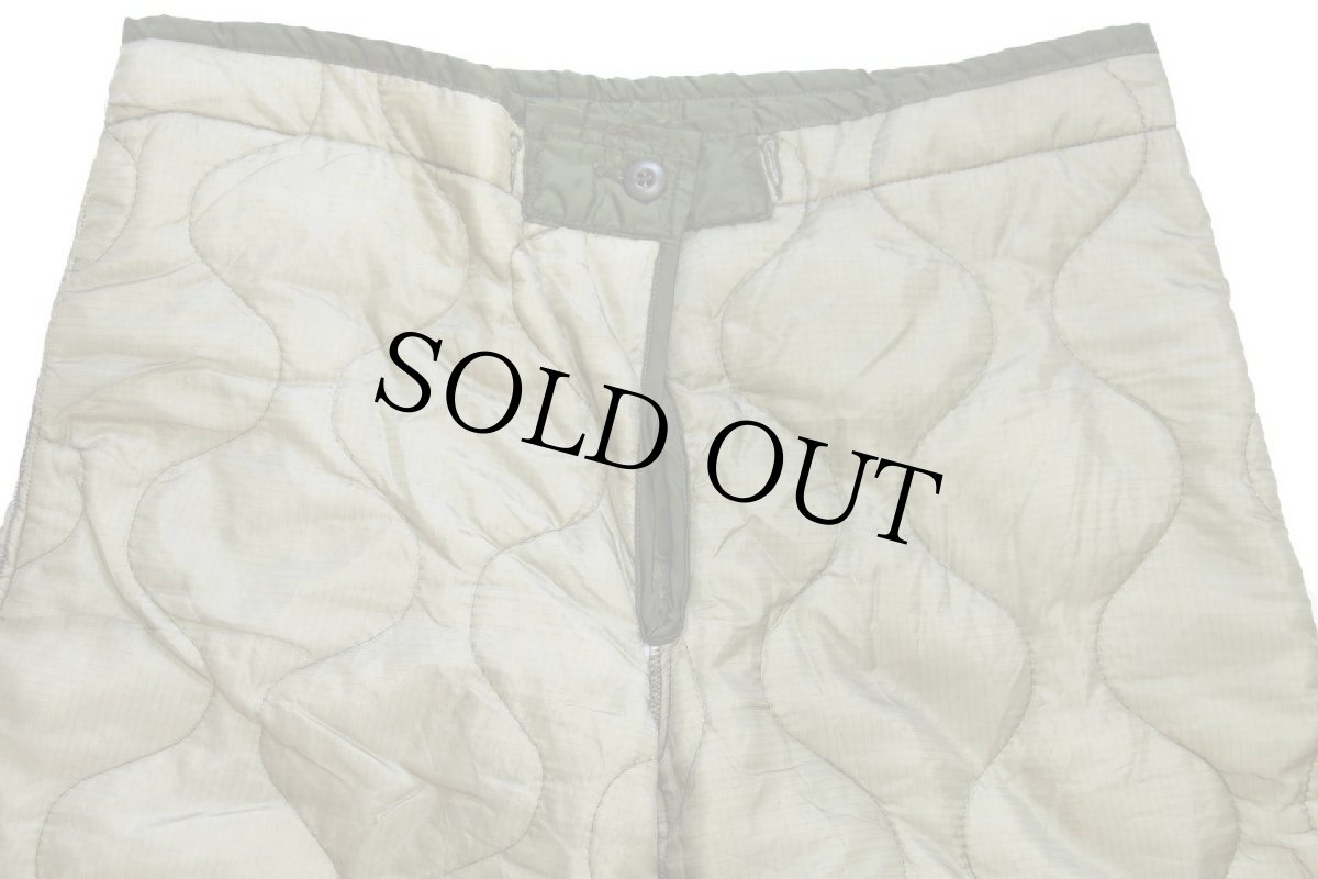 画像4: デッドストック★70s 米軍 U.S.ARMY M-65 フィールドカーゴパンツ パネル切り替え ナイロン キルティングライナー オリーブグリーンS-L★22 (4)