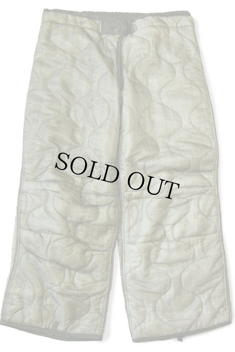 画像2: デッドストック★70s 米軍 U.S.ARMY M-65 フィールドカーゴパンツ ツートン ナイロン キルティングライナー オリーブグリーン S-L★19 (2)