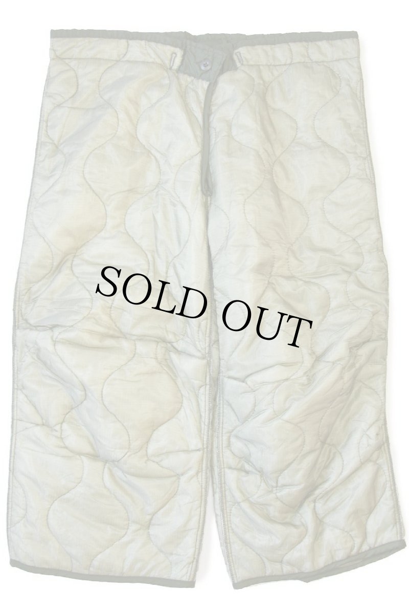 画像2: デッドストック★70s 米軍 U.S.ARMY M-65 フィールドカーゴパンツ ツートン ナイロン キルティングライナー オリーブグリーン S★15 (2)