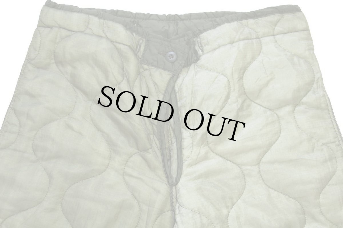 画像4: デッドストック★70s 米軍 U.S.ARMY M-65 フィールドカーゴパンツ ツートン ナイロン キルティングライナー オリーブグリーン S-L★19 (4)