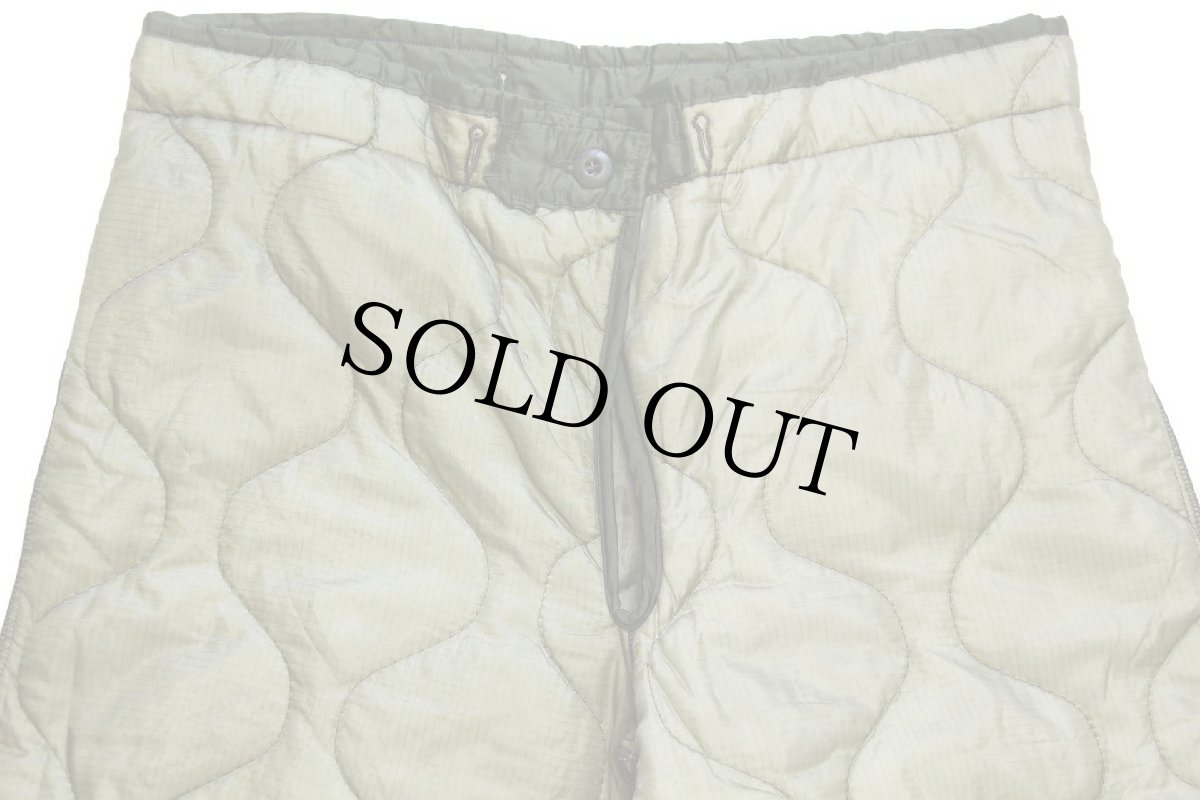 画像4: デッドストック★70s 米軍 U.S.ARMY M-65 フィールドカーゴパンツ ツートン ナイロン キルティングライナー オリーブグリーン S-L★20 (4)