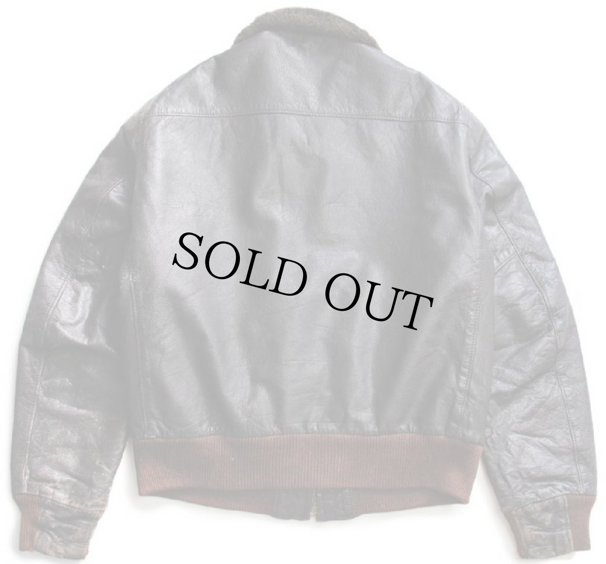 画像2: 60s UNKNOWN G-1タイプ ムートンカラー&キルティングライナー フライト レザージャケット 焦げ茶 40 (2)