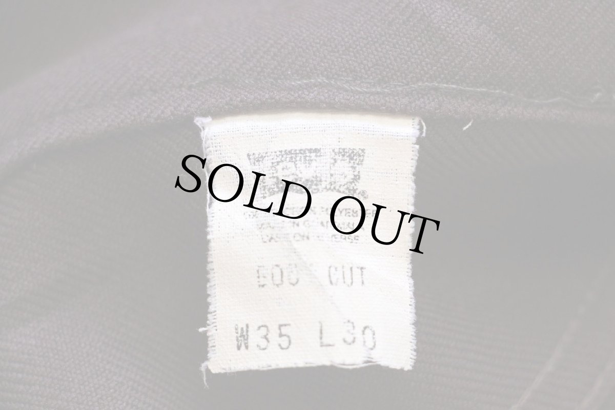 画像6: 00s Levi'sリーバイス 517 ポリエステルパンツ 焦げ茶 W35★101 スタプレ (6)