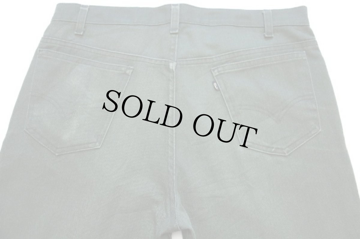 画像5: 80s USA製 Levi'sリーバイス 517 STA-PRESTスタプレ ツイルパンツ 濃緑 w38 L32★ブーツカット (5)