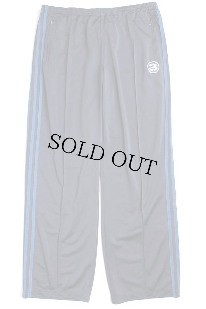 画像2: 00s adidasアディダス フェルトプリント トラックパンツ 紺×青 XL★ジャージ (2)