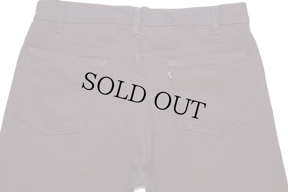 画像5: 00s Levi'sリーバイス 517 ポリエステルパンツ 焦げ茶 W35★101 スタプレ (5)