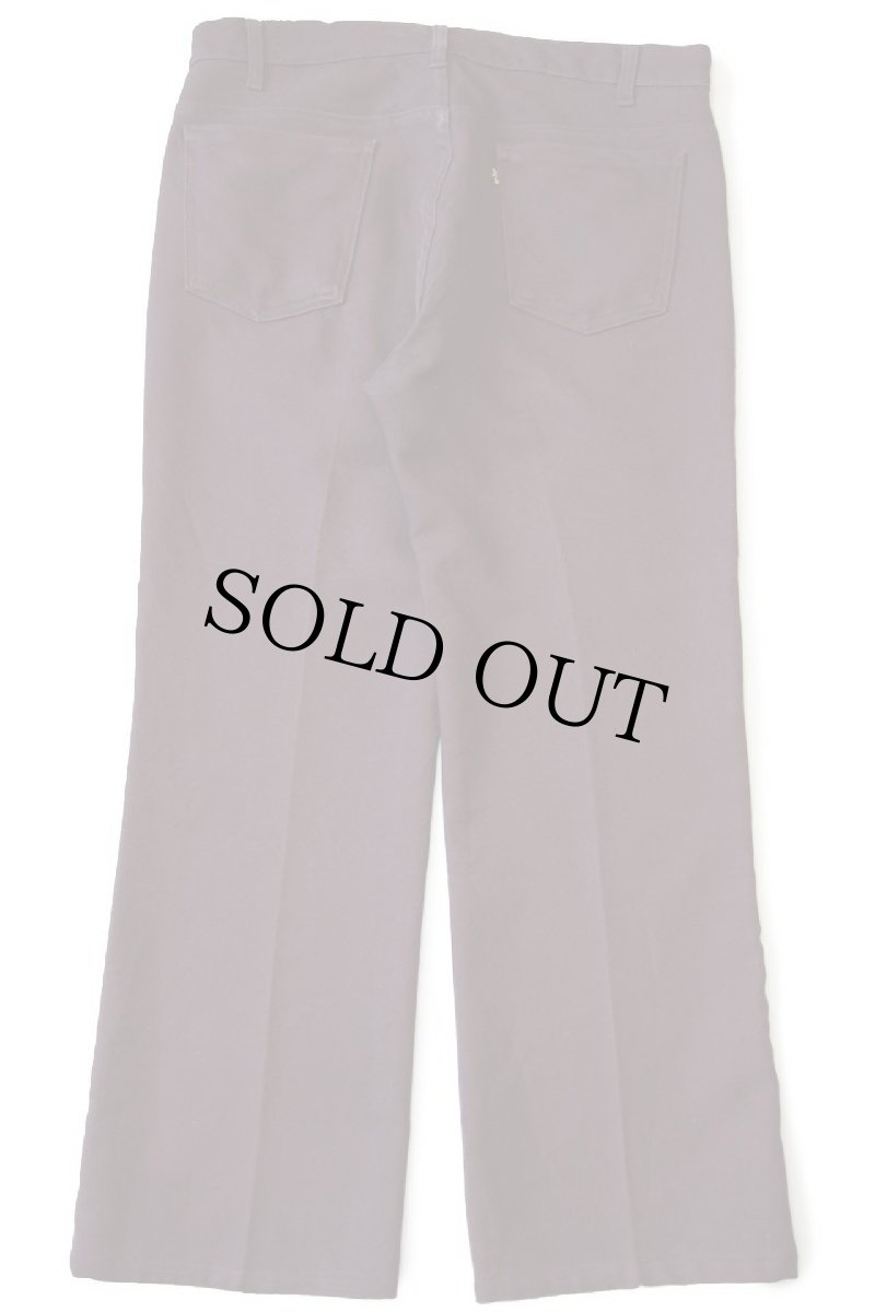 画像3: 00s Levi'sリーバイス 517 ポリエステルパンツ 焦げ茶 W35★101 スタプレ (3)