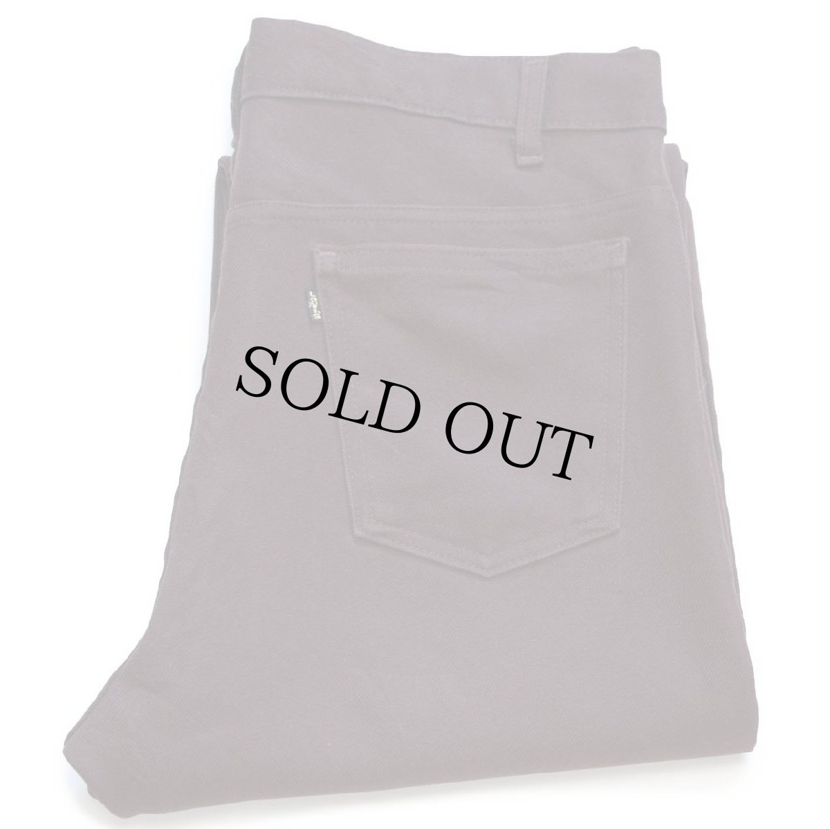 画像1: 00s Levi'sリーバイス 517 ポリエステルパンツ 焦げ茶 W35★101 スタプレ (1)