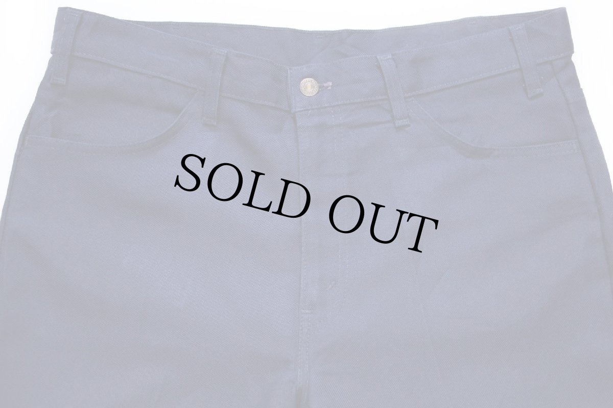 画像4: 70s USA製 Levi'sリーバイス 517 ポリエステルパンツ 紺 w36★86 スタプレ (4)