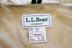 画像4: 90s L.L.Bean STOWAWAY GORE-TEXゴアテックス ナイロン マウンテンパーカー 黄緑 XXL★特大 (4)