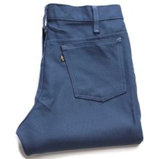 画像1: 80s USA製 Levi'sリーバイス 517 ポリエステルパンツ ブルーグレー w32★87 スタプレ (1)