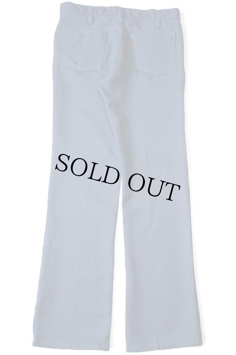 画像3: 80s USA製 Levi'sリーバイス 517 ポリエステルパンツ ブルーグレー w32★87 スタプレ (3)